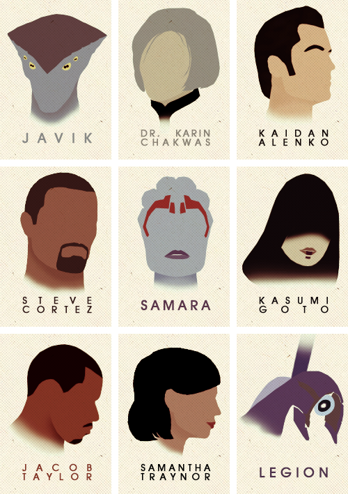 quinnfabrai:  Normandy Crew 