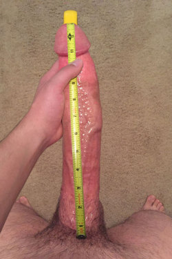 befan:  My lubed up 13 incher! Took me a