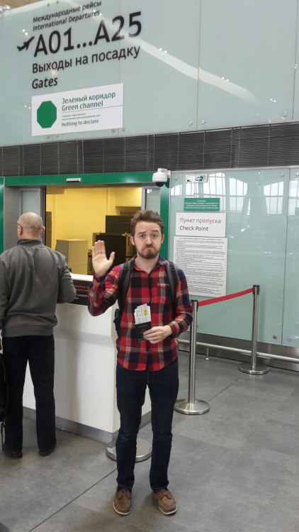 gizthegunslinger:  Alex didn’t want to leave St. Petersburg. This photo breaks my heart ): I a