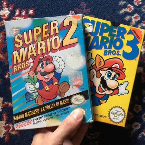Gonna have a blast with these two ;-) #retrogaming #nes #supermario #retrocollective #gamer #videoga