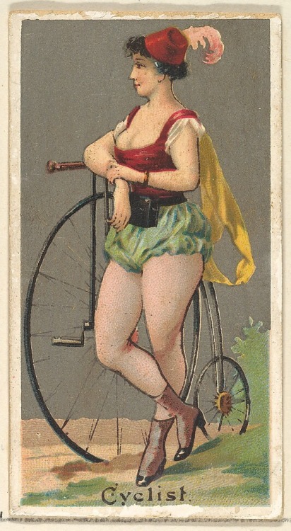 beatonna: myimaginarybrooklyn: Cigarette cards depicting possible professions for women, circa the 1