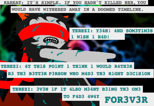 mizushimo:mizushimo:Terezi’s Journey - Act 6Going through juggalo hell and back because you murdered