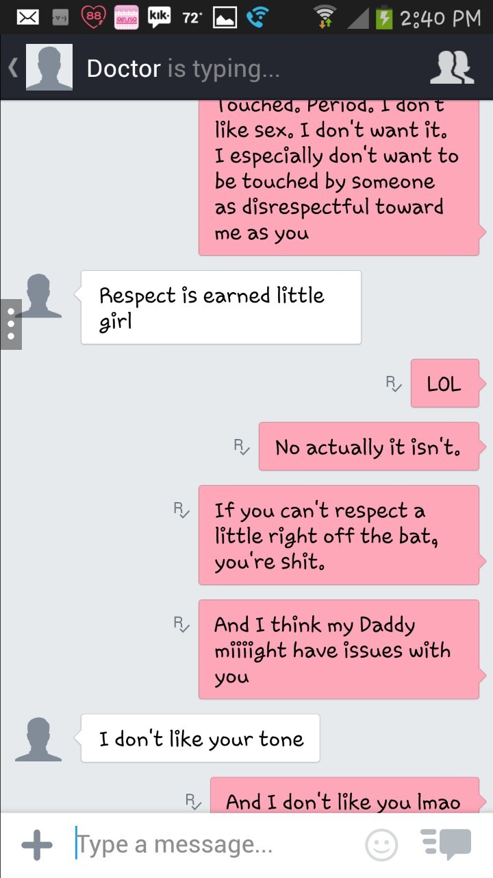 hiatusbitfox:  Guys kik is “otherkikacc” which means he has more than one.  