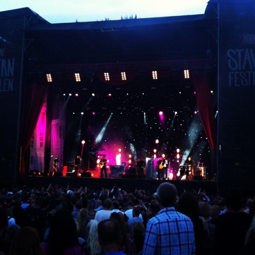 Briskeby playing at Stavernfestivalen. 