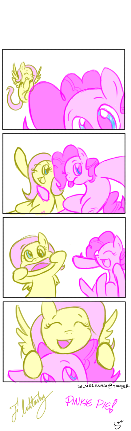 silverkunai:  AWW Such a cute photostrip of my two favorite Ponys!Hope you like!