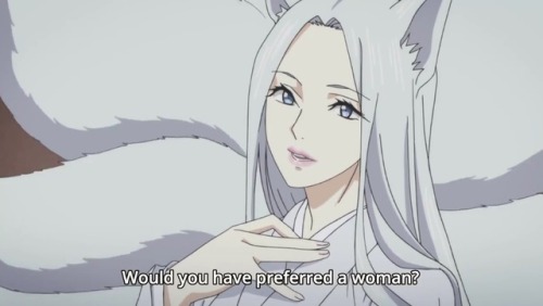 Ginji the Kitsune.Apparently he can take on nine different forms. Above are just three of them and t