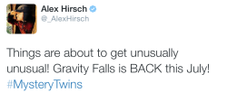 themysteryofgravityfalls:  Less than two