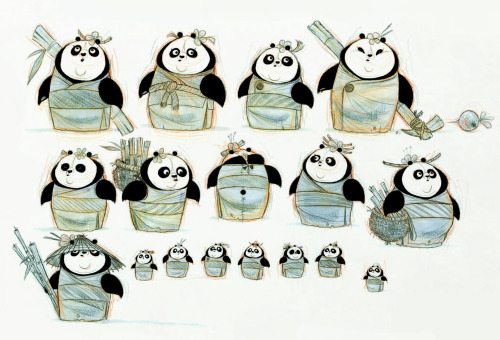 wannabeanimator: Kung Fu Panda 3 (2016) | character designs by Nico Marlet (x)