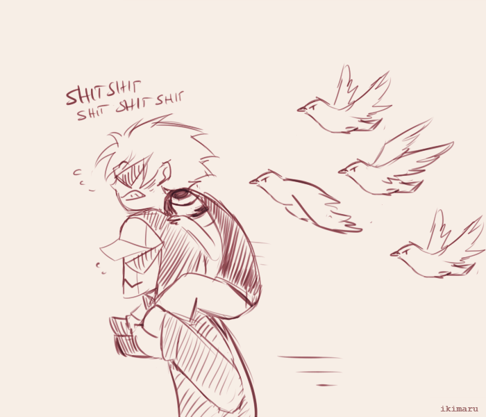 what if Dirk when he was little pretended to be Kamina sometimes and went shouting
