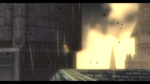 triforce-princess:  TP on Dolphin emulator vs TPHD - Escaping Hyrule Castle (unedited) Click for higher resolution   Midna babe~ <3
