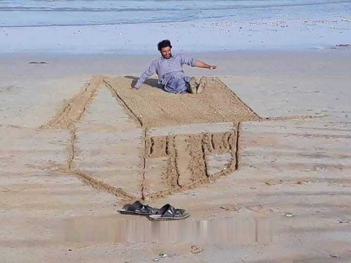surbeat: A 3D Sand Artist from Balochistan, Pakistan.  