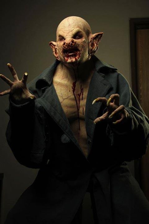 A bat/vampire like creature created & applied by RBFX prosthetics. #MonsterSuitMonday