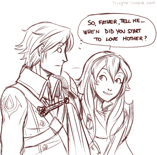 ticcytx:It’s better keep secret certain episodes…Chrom is such a dork…