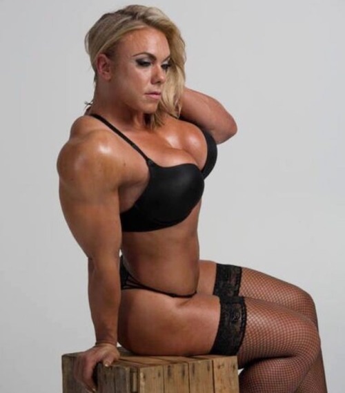 musclewhoredaddy:Muscles. Bolt ons. Lingerie. Dolled.