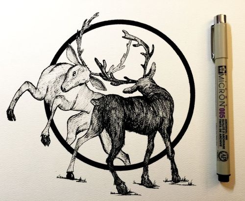 wordsnquotes:  culturenlifestyle:Derek Myers and His Daily Dose Of Miniature Art Derek Myers is a proactive artist, his latest project involving sketching out a drawing a day for one year, using a felt pen. The creative series features beautiful natural