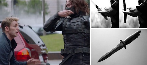 Bucky Barnes and his guns