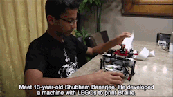 huffingtonpost:  Teen Starts Company To Make Low-Cost Printers To Help Blind People SANTA CLARA, Calif. (AP) — In Silicon Valley, it’s never too early to become an entrepreneur. Just ask 13-year-old Shubham Banerjee. The California eighth-grader has