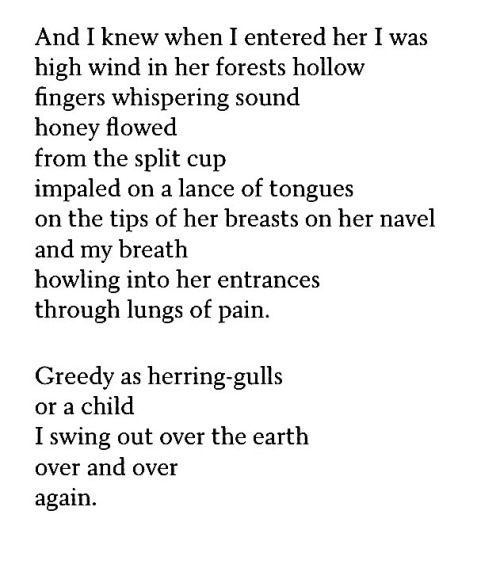 lesbianpoetry:audre lorde, from love poem