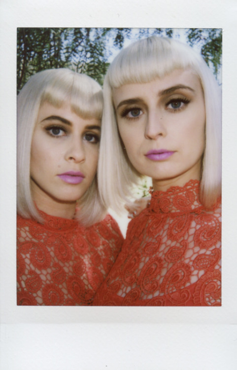 just came across these polaroids from last year with lucius - photos by peter larson