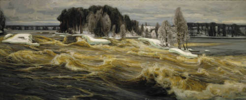 Victor Westerholm - Vallinskovski Rapids, 1913