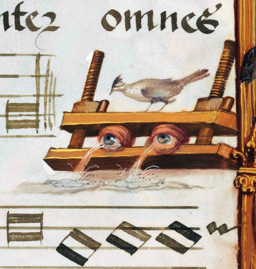 eyes squeezingOrlando di Lasso, Septem psalmi poenitentiales, München 1565BSB, Mus.ms. A I, p. 27