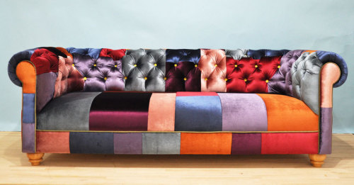 sosuperawesome:Patchwork upcycled furniture by namedesignstudio in Istanbul, Turkey.