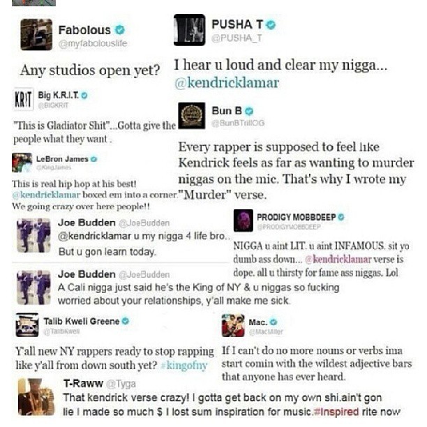 lifentimesofmi:  Picked a good day to get on #Twitter #Kendrick #Lamar #RapMurder