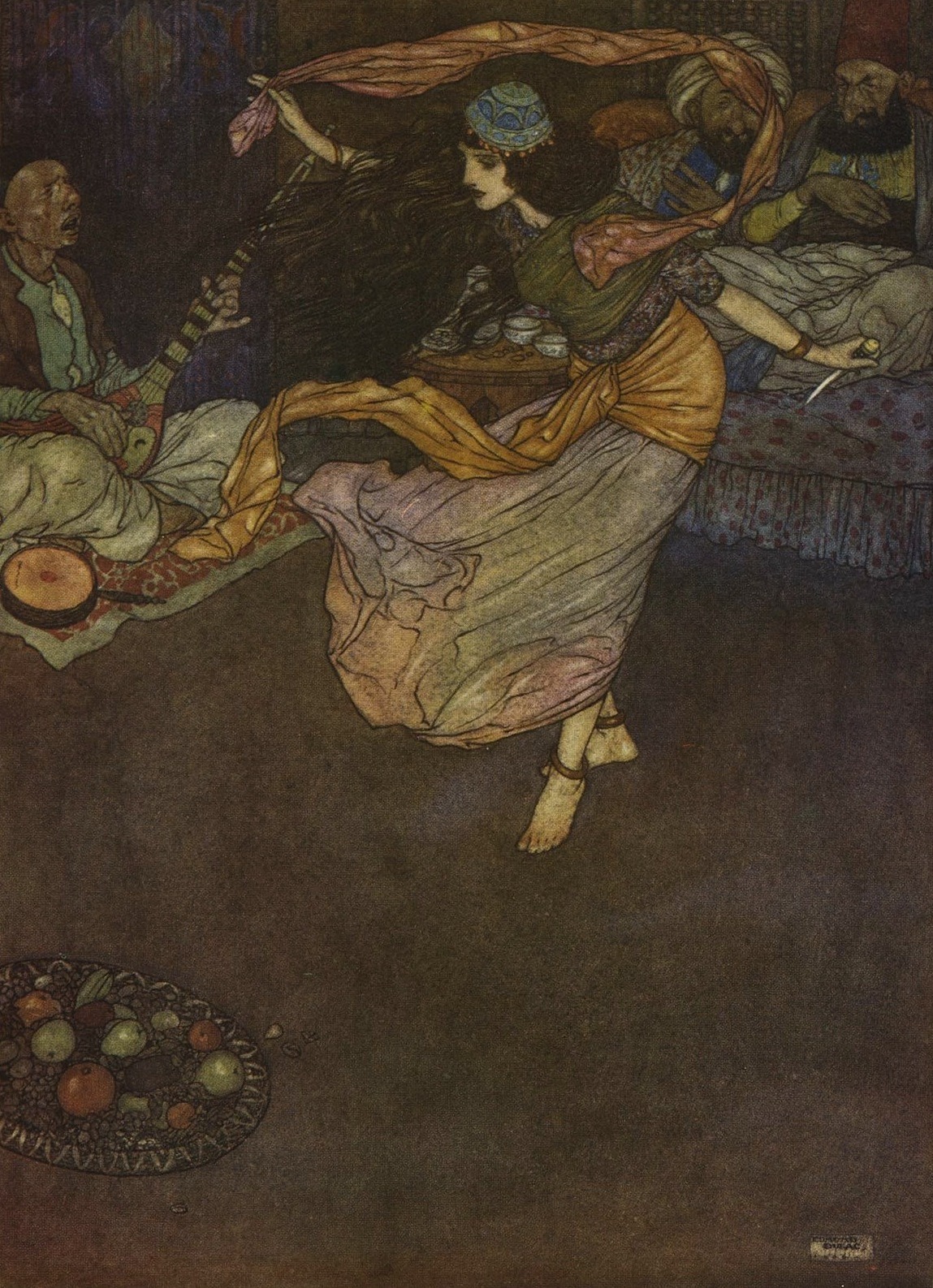 magictransistor:  Edmund Dulac, Stories from The Arabian Nights, 1907.