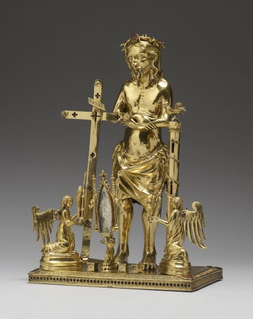 Reliquary with the Man of Sorrows, unknown Bohemian artist (commissioned byJohn Volek, Bishop of Olo