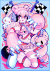 :super sonico x gloomy bear 