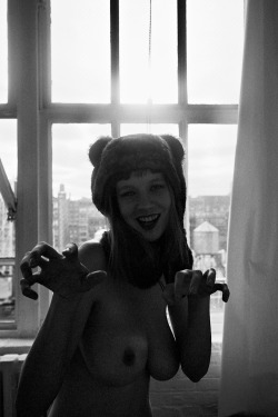 creativerehab:  Bear fingers. Lo-res 35mm film scan. 