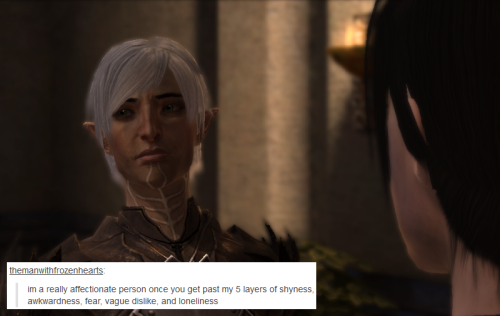 bubonickitten: Dragon Age II + text posts — Fenris I’ll stop making these when they stop