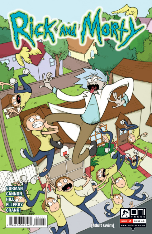 Our Rick and Morty #1 second printing cover by the talented Fred Chao (Johnny Hiro: Half-Asian, All 
