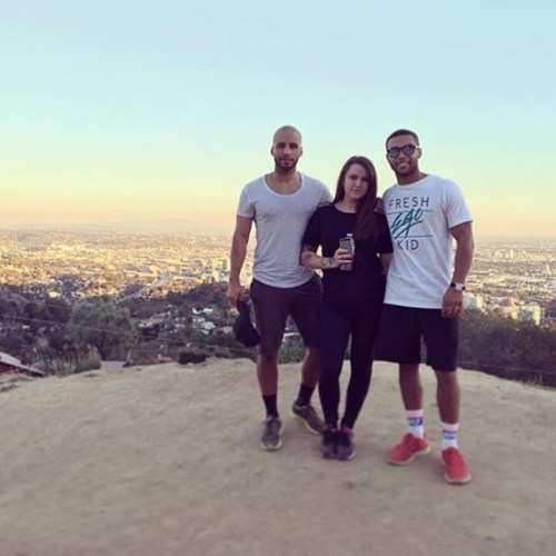 Hike up Runyon canyon  @lukeladyman @its_lucien  #runyoncanyon #hollywood #hike by tailisaf