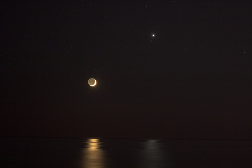 Reflections of Venus and Moon Image Credit: Filippo Curti (Sanderphil Urban Observatory)