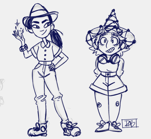 SIlly little adventure witch concept