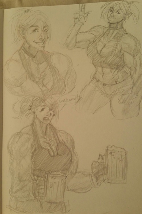 Some doodles of @bastard-hive their gal, Lyren!She’s...