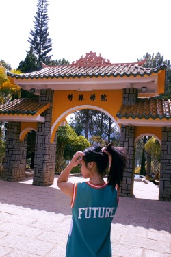 loveknows-hang:Found myself wearing futurereplica while visiting Truc Lam Temple to pray for a brilliant future, an unplanned coincidence haha