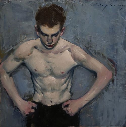 beyond-the-pale:  Malcolm Liepke, Hands in Pockets, 2019Pontone Gallery