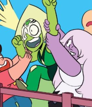 crystalwitches:  me girls in the new su comicbonus sir peridot: