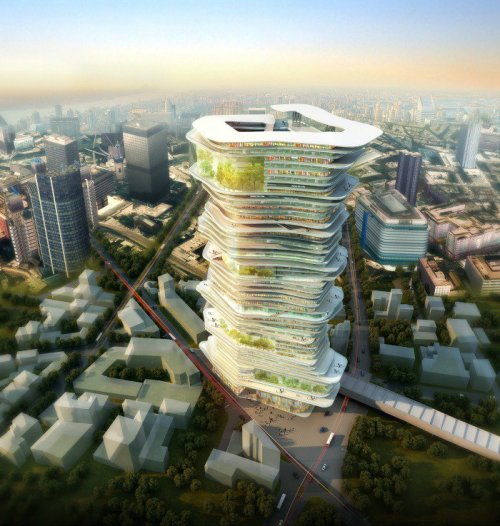 thefuture-tomorrow:redesignrevolution:SURE Architecture Shakes Things Up in SuperSkyscraper Competio