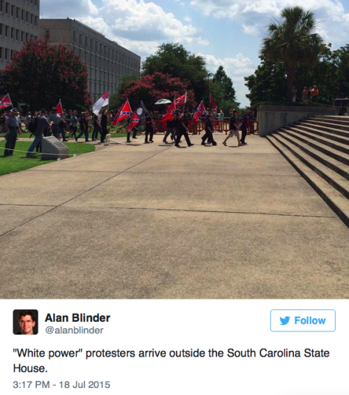 micdotcom:  This is what a KKK rally looks like in 2015