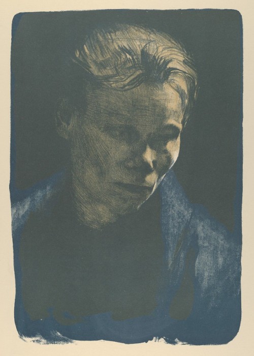 Käthe Kollwitz, Working Woman with Blue Shawl, 1903 (Met Museum)