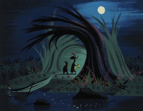 Peter Pan concept art by Mary Blair