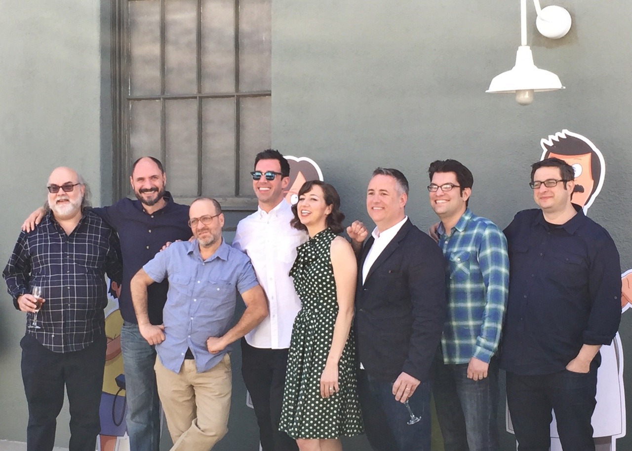 bentoboxent:  The table read and celebration of 100 episodes of Bob’s Burgers!!!
