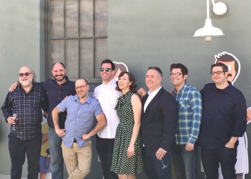 bentoboxent:  The table read and celebration of 100 episodes of Bob’s Burgers!!!