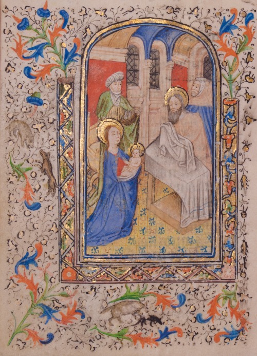 ADVENT CALENDAR DAY 15Page from a 15th-century Book of Hours, likely made in Northeast France. Glenc