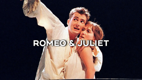 a photo of david tennant as romeo in romeo and juliet (2000)