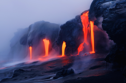 scienceyoucanlove:nubbsgalore: kilauea, one of the most active volcanoes on earth, has erupted con