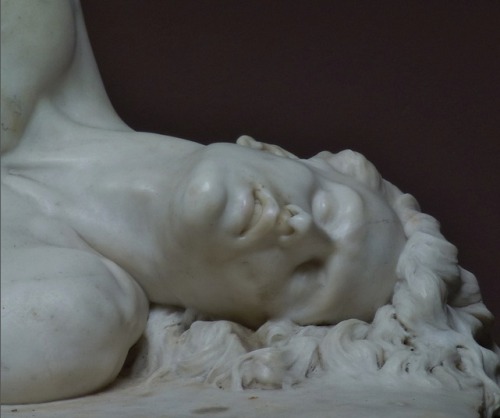 hismarmorealcalm:  Edward Onslow Ford (1852 - 1901) Head of statue of Percy Bysshe Shelley Memorial  University College  Oxford 